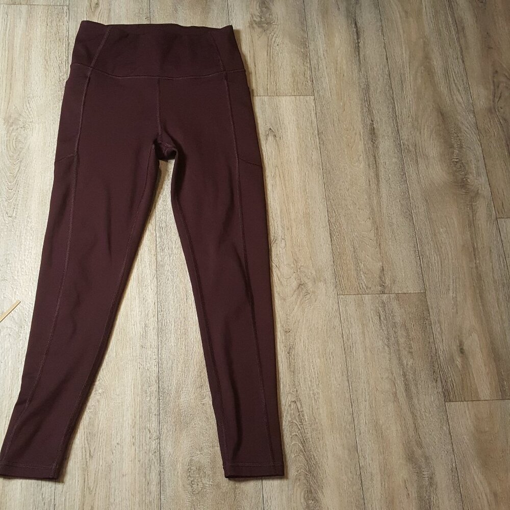 Maroon VS Leggings